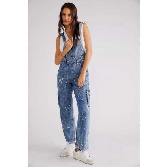 Free people Sutton Utility Overalls Medium - Picture 1 of 9